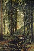 Ivan Shishkin The Brook in the Forest oil painting picture wholesale